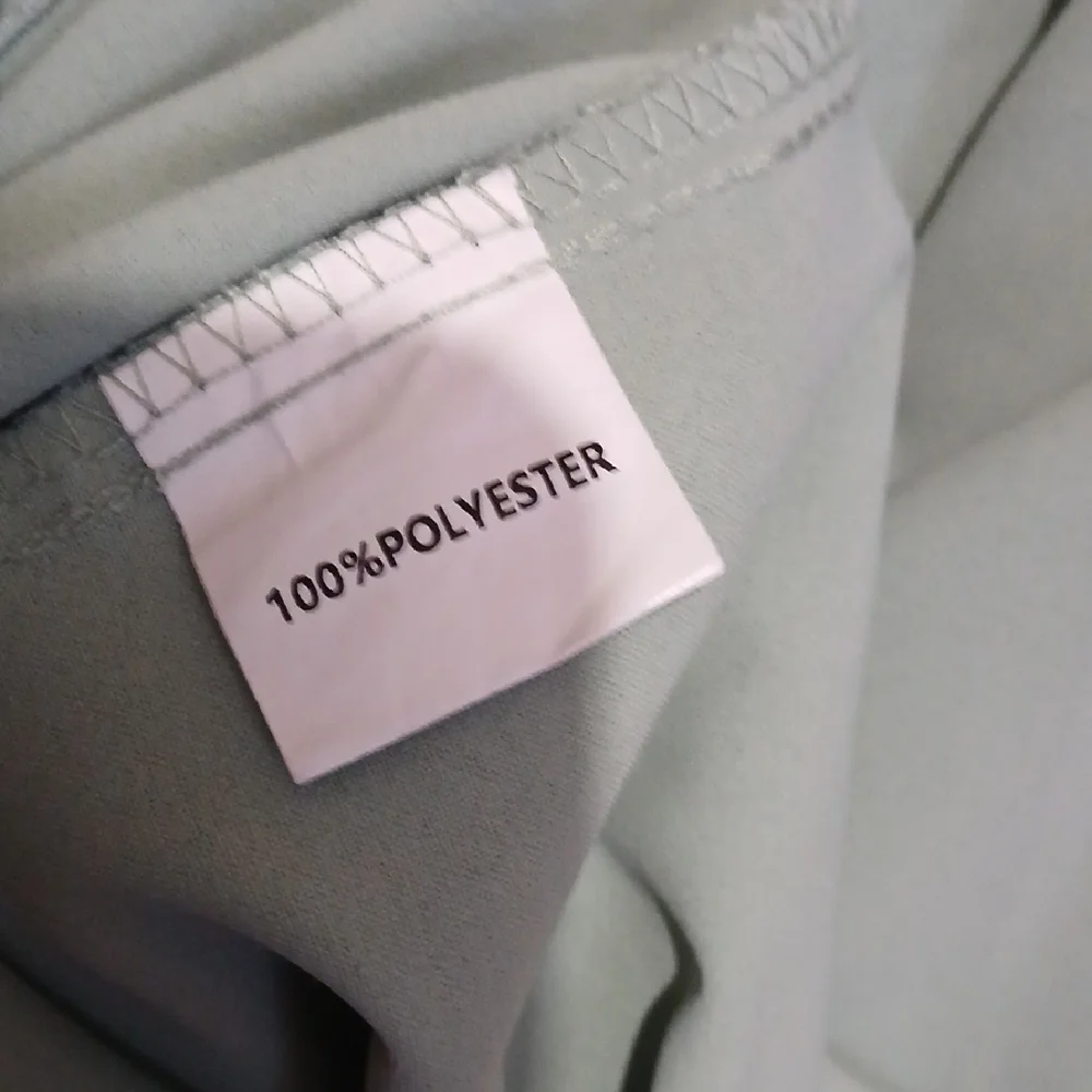 Elegant Mint Green Women's Top with Flared Sleeves - Picture 3 of 6